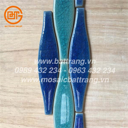 Gạch mosaic gốm cho nội thất phòng ăn